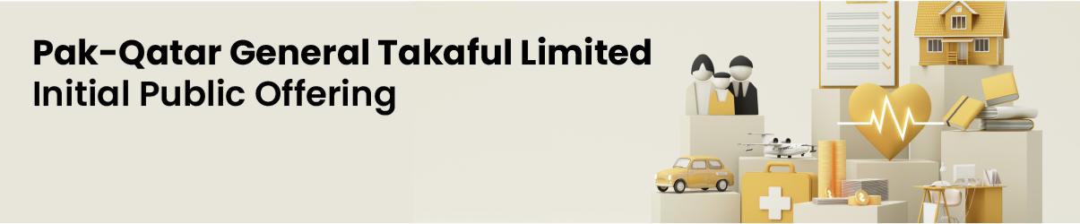 Pak-Qatar General Takaful Limited IPO Banner
